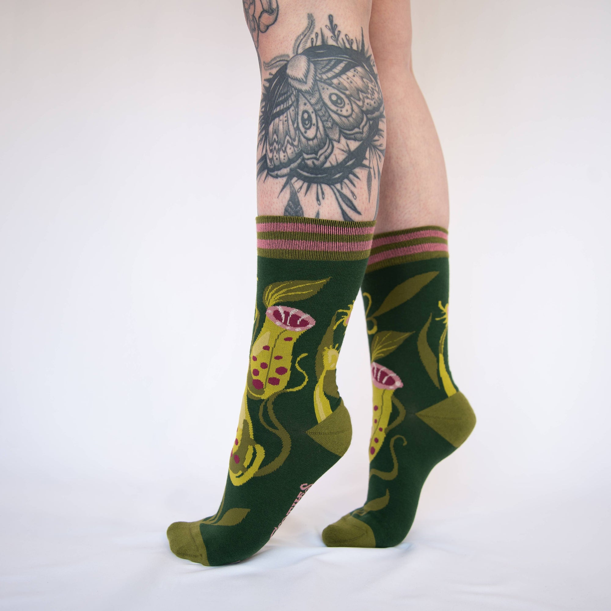 Pitcher Plant Crew Socks