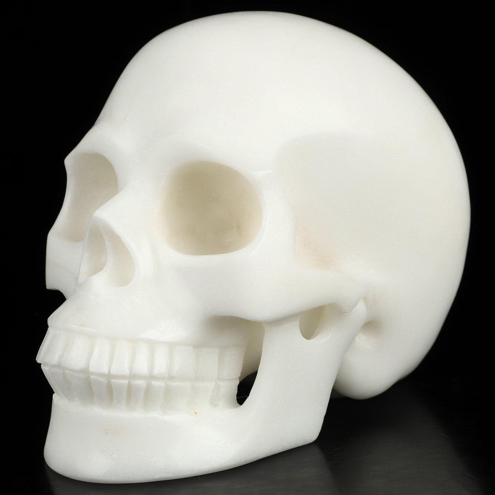 White Jade Crystal Skull