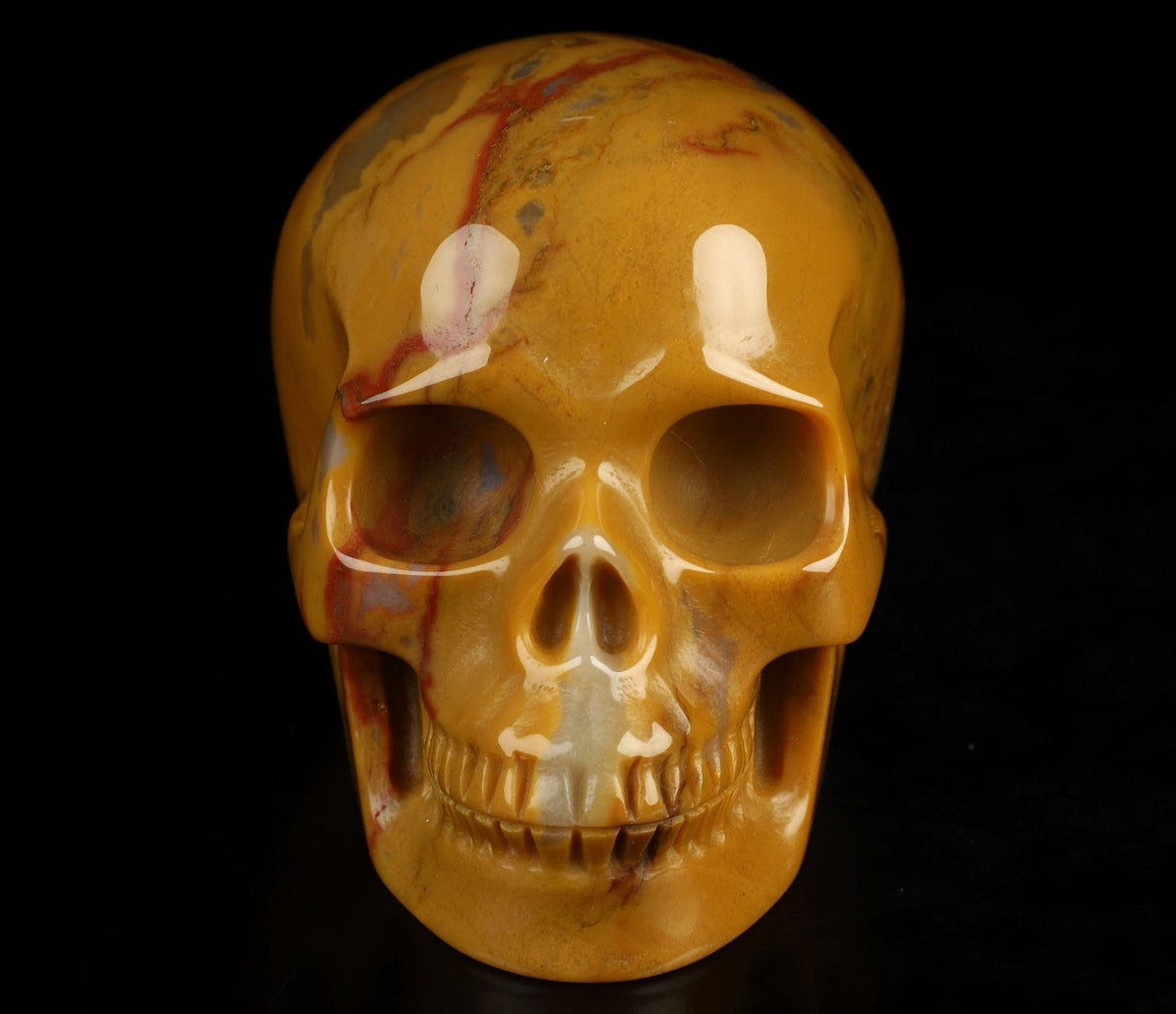 Australian Mookaite Natural Crystal Skull 3.5&quot;