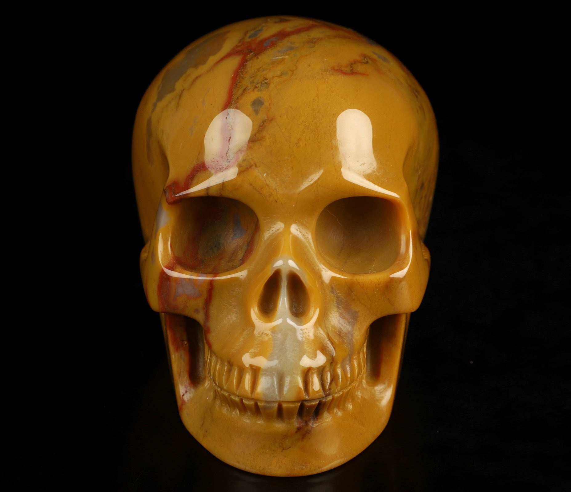 Australian Mookaite Natural Crystal Skull 3.5"