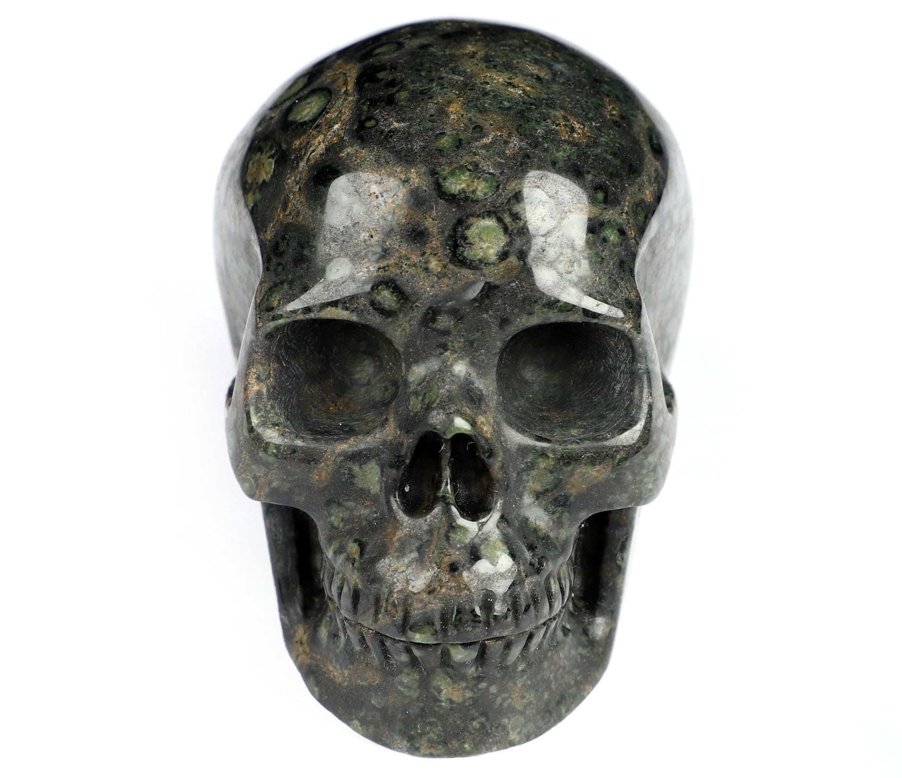 Kambaba Jasper Natural Crystal Skull 3.5"