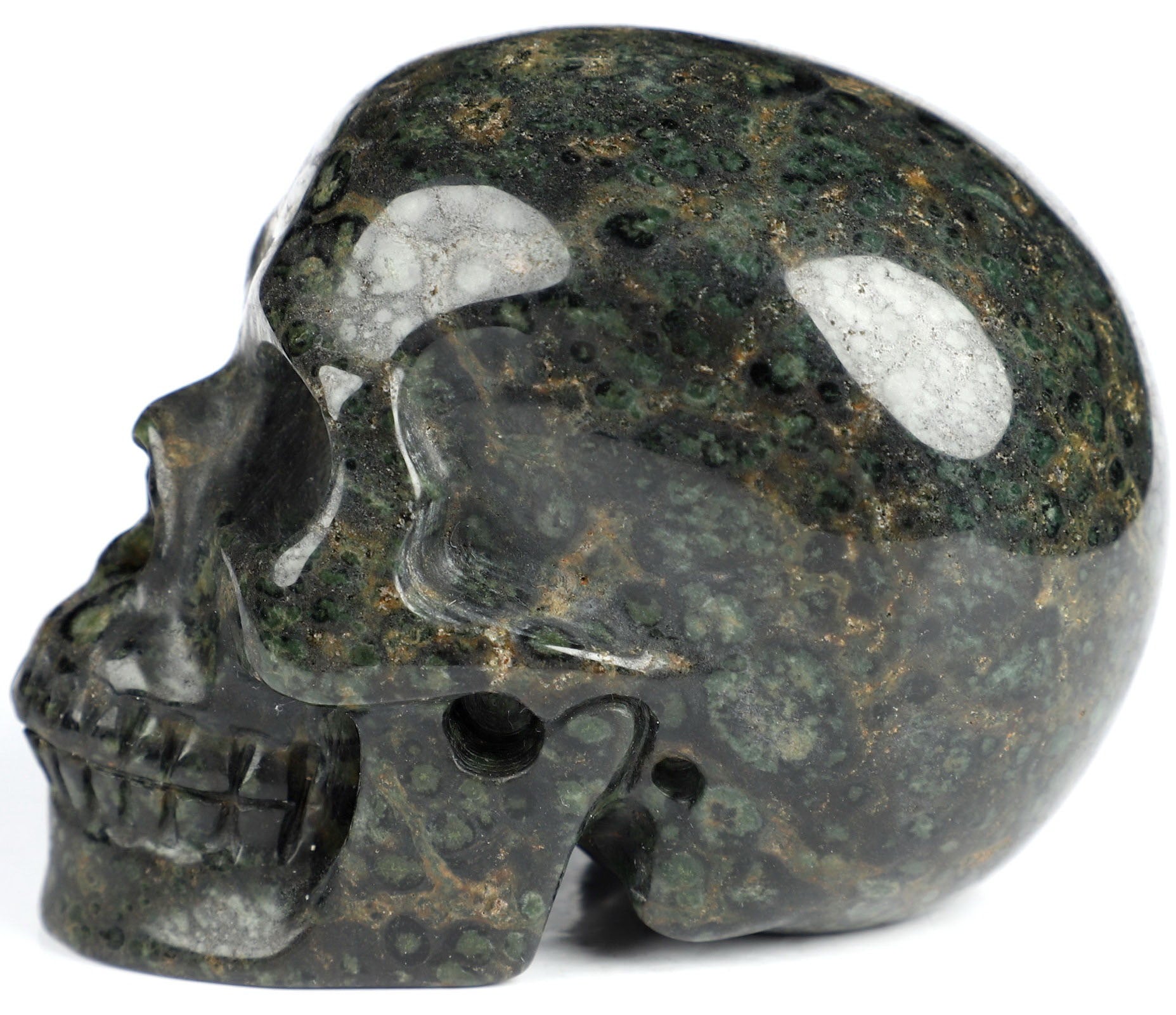 Kambaba Jasper Natural Crystal Skull 3.5"