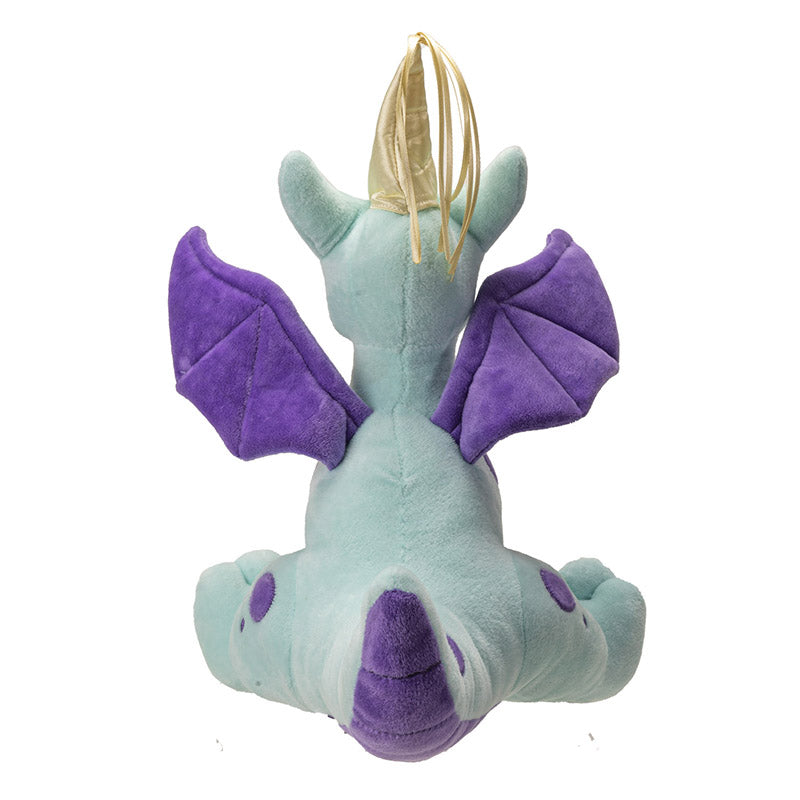 Medieval Princess Dragon Plush with Crown