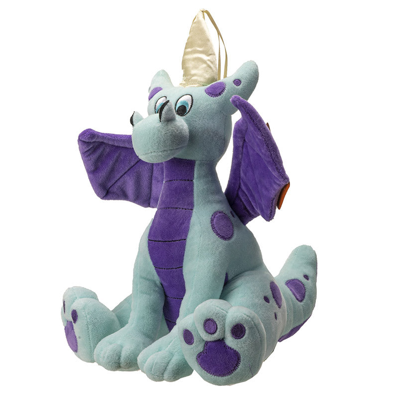 Medieval Princess Dragon Plush with Crown