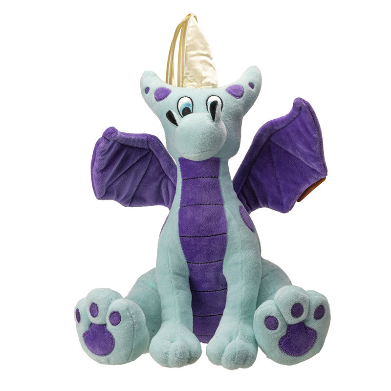 Medieval Princess Dragon Plush with Crown