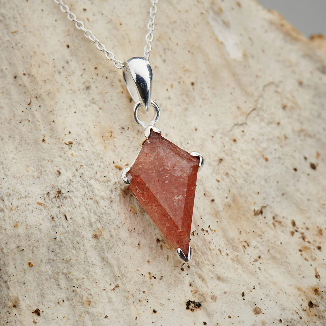 Sunstone Sterling Silver Majestic Pendant