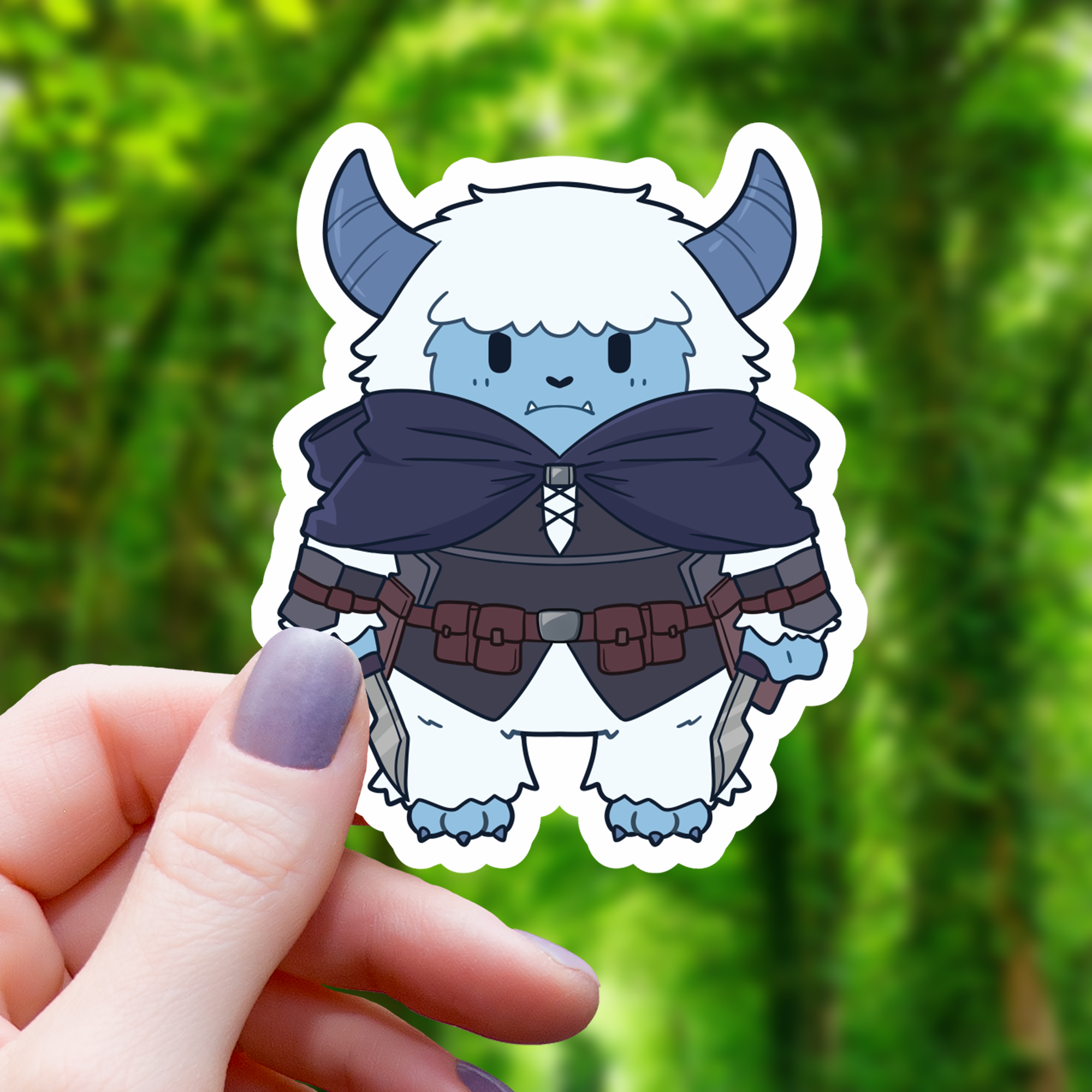 Yeti Rogue TTRPG Inspired Sticker - 3"