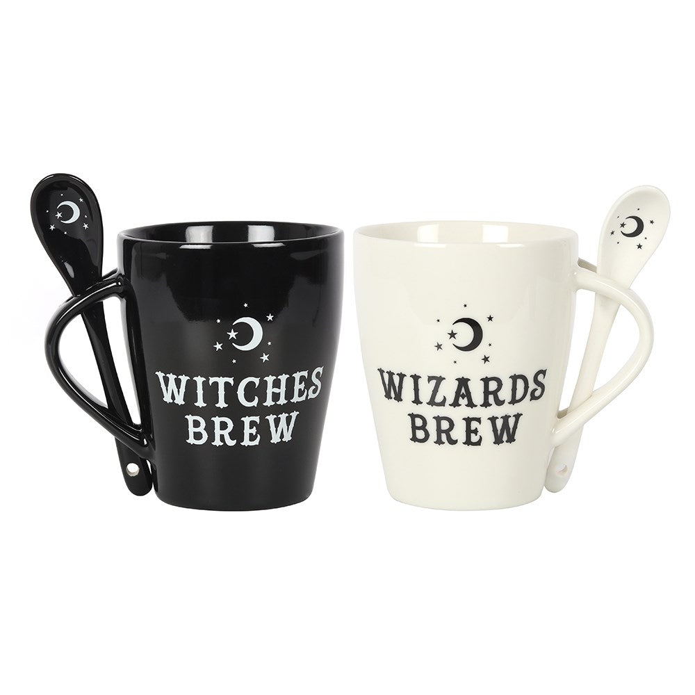 Witches & Wizard Mug And Spoon Set