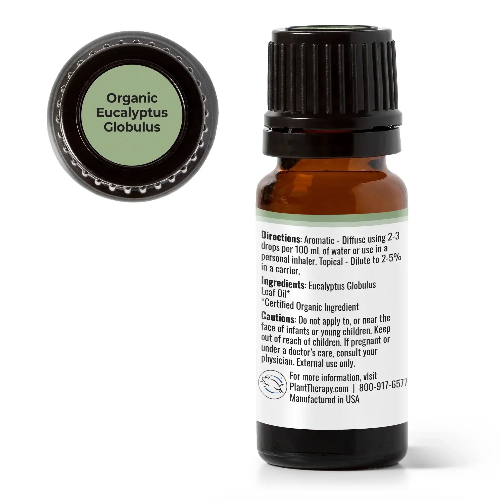 Organic Eucalyptus Globulus Essential Oil 10 mL