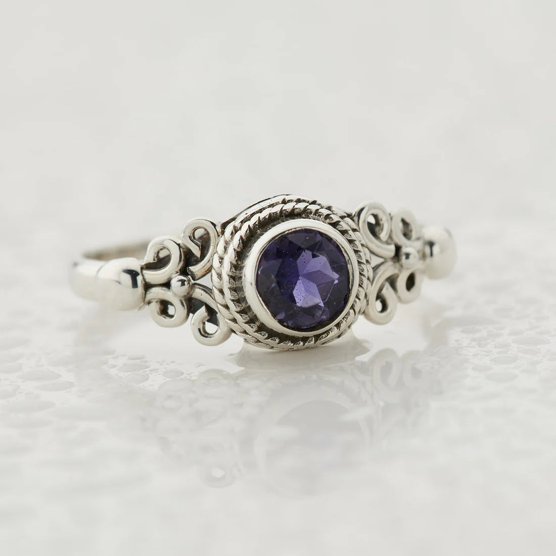 Iolite Sterling Silver Eden Ring