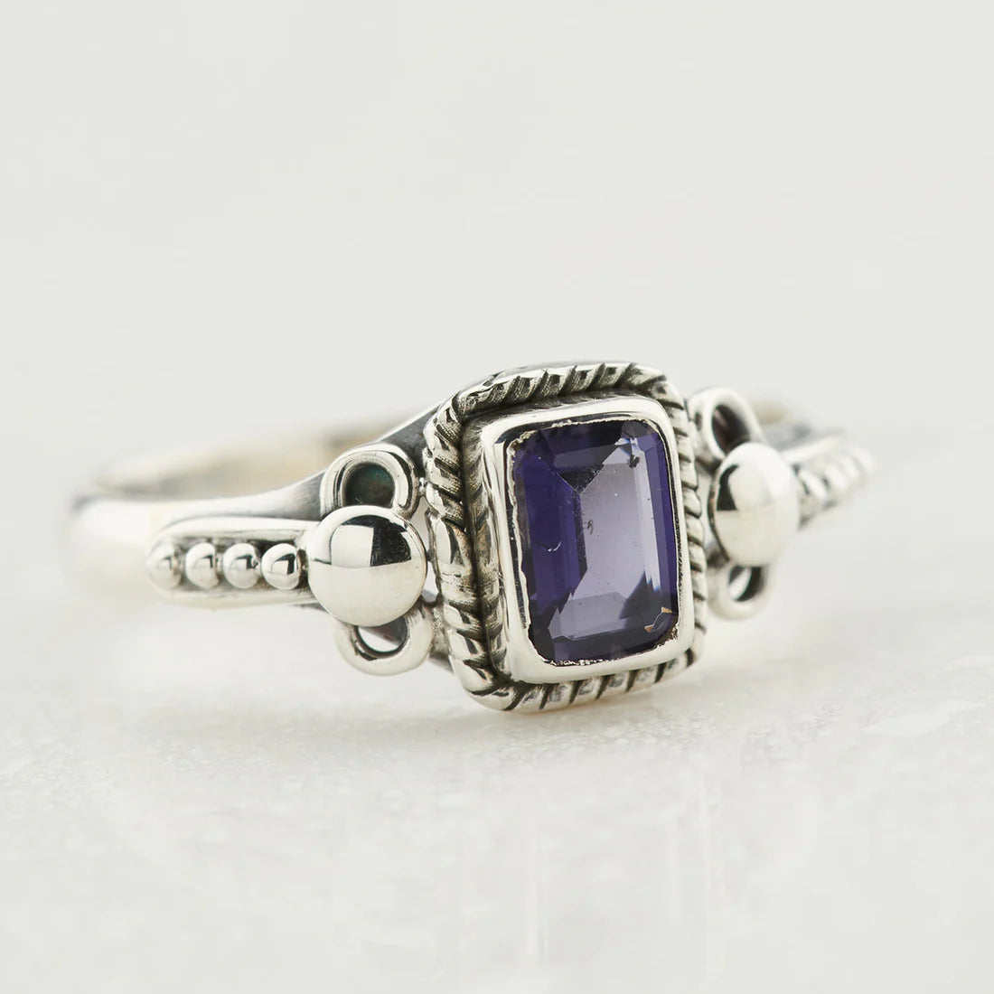 Iolite Sterling Silver Orion Ring
