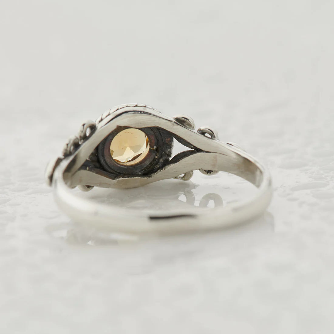 Citrine Sterling Silver Eden Ring