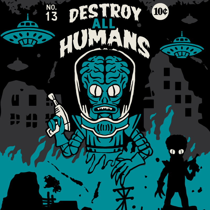 Destroy All Humans Crew Socks