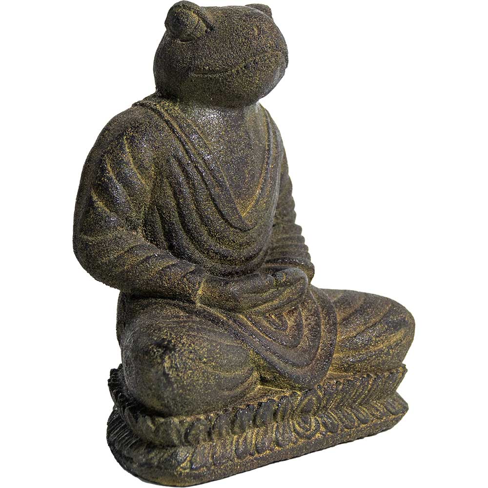 Volcanic Stone Statue - Buddha Frog (Each)