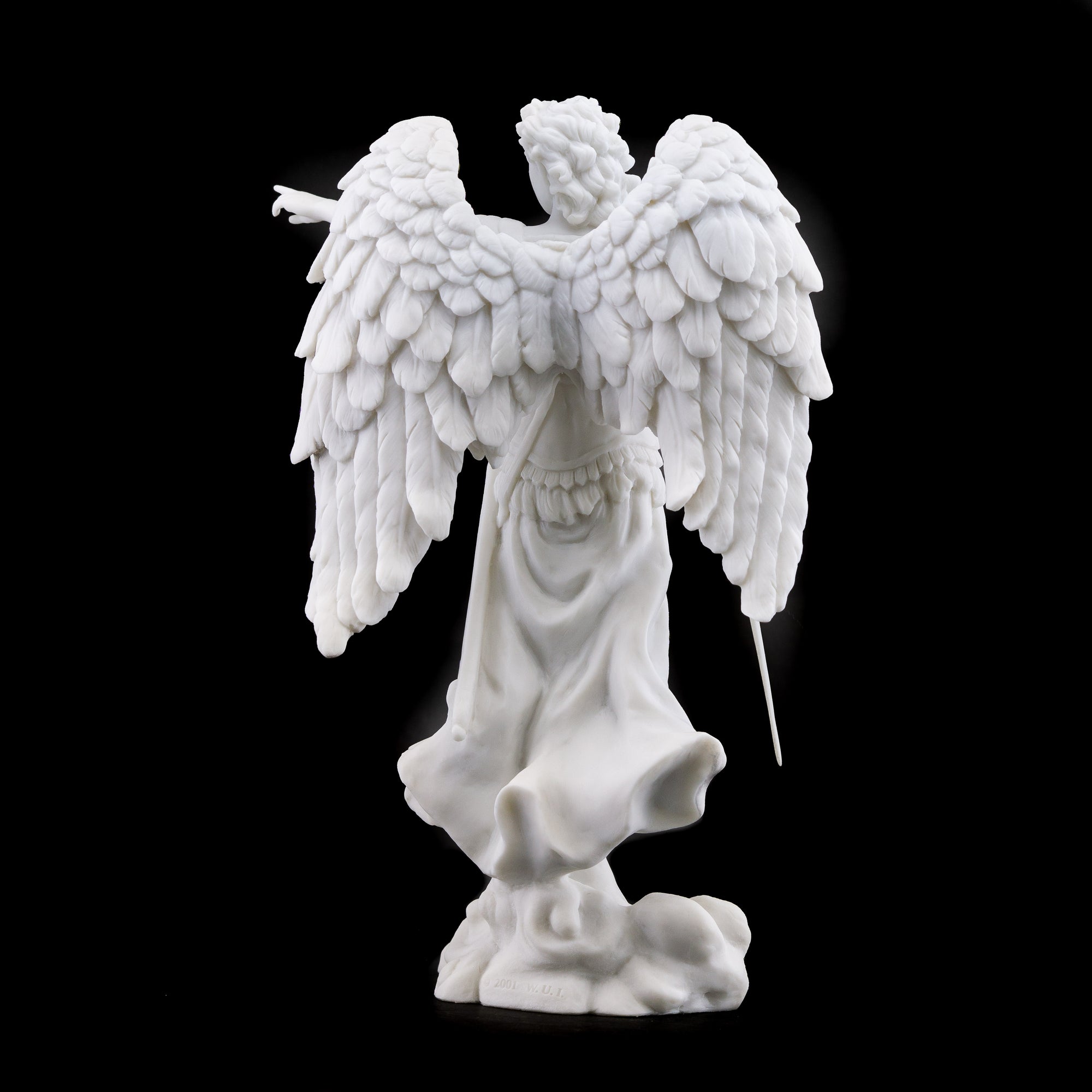 Archangel St. Michael Statue - 12" Marble Finish