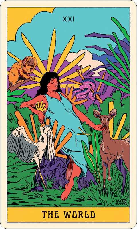 Mystical Forest Tarot by Cecilia  Lattari