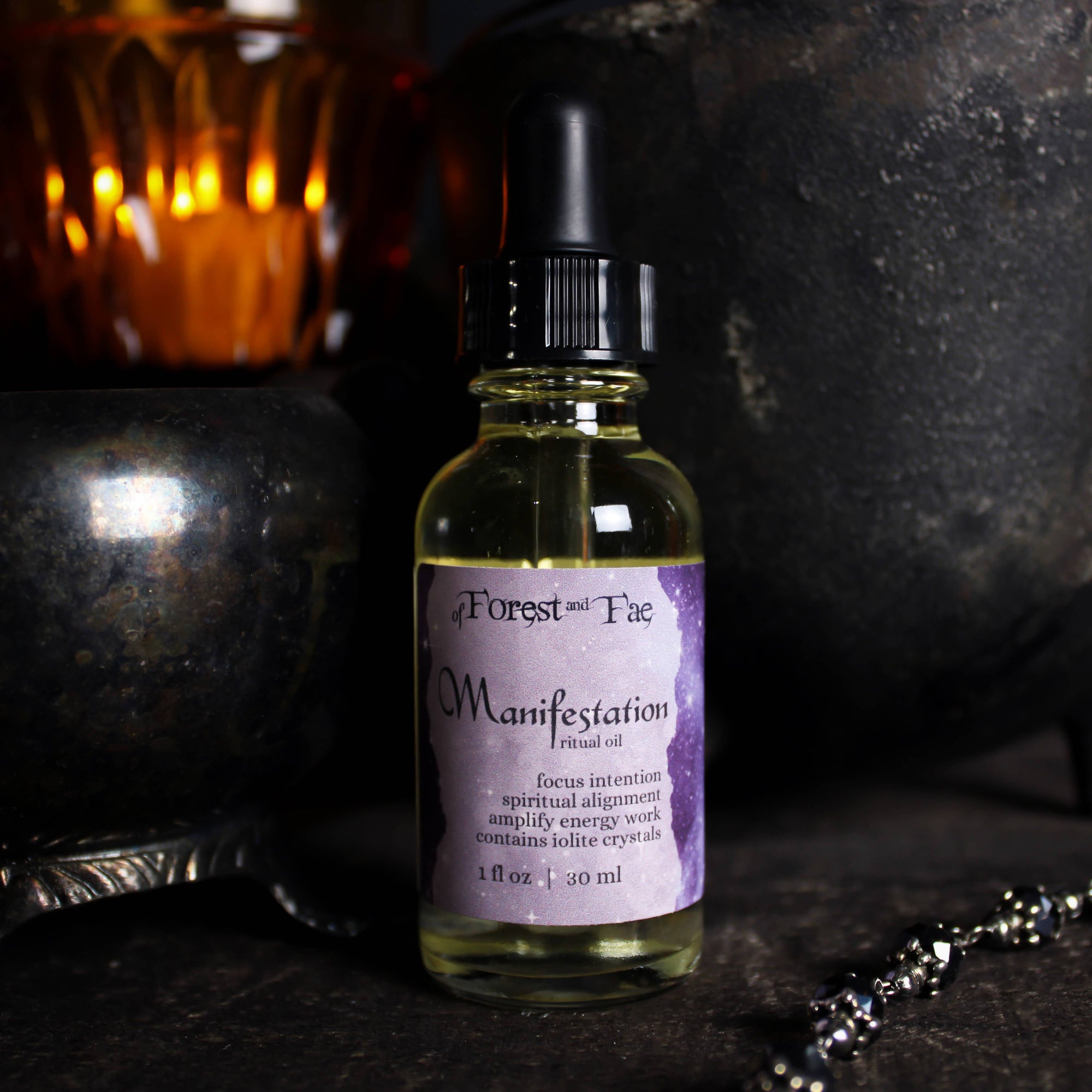 Manifestation Ritual Oil • Altar Oil for Intention Setting