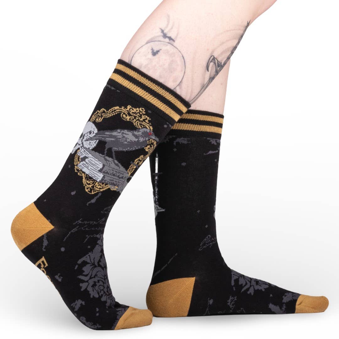 Raven's Grimoire Crew Socks