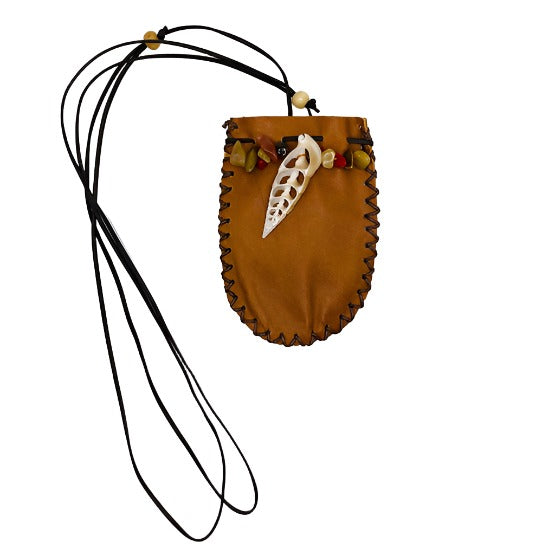 Arrowhead Leather Mojo Bag (3"x2")