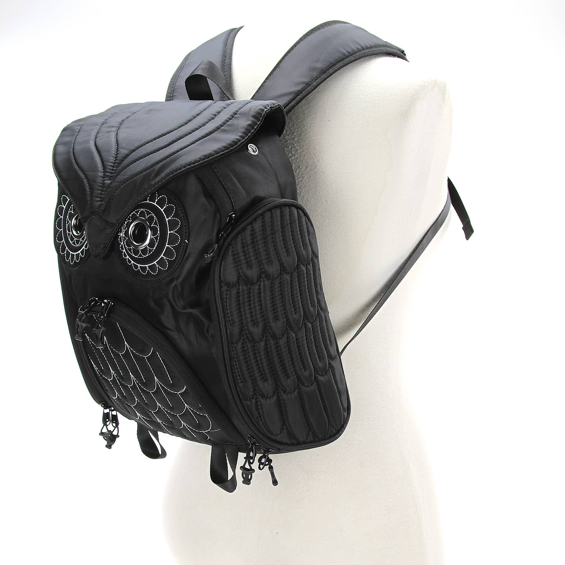 Black Owl Backpack