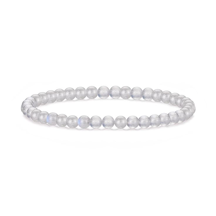 Clear Quartz Stretch Bracelet - 4mm