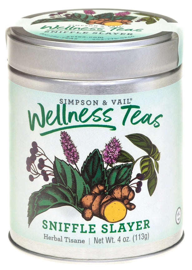 Sniffle Slayer - Herbal Wellness Tea - 4oz Tin