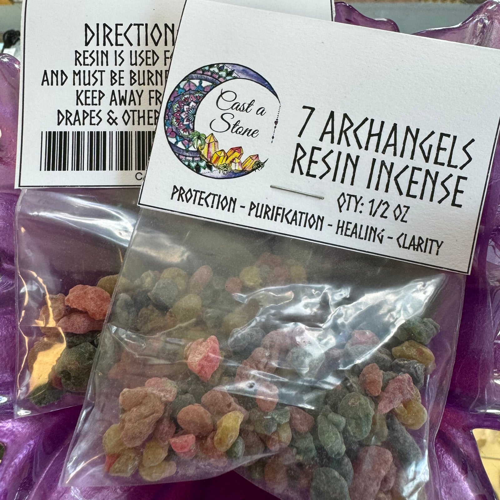 Seven Archangels Resin Incense - 1/2 oz