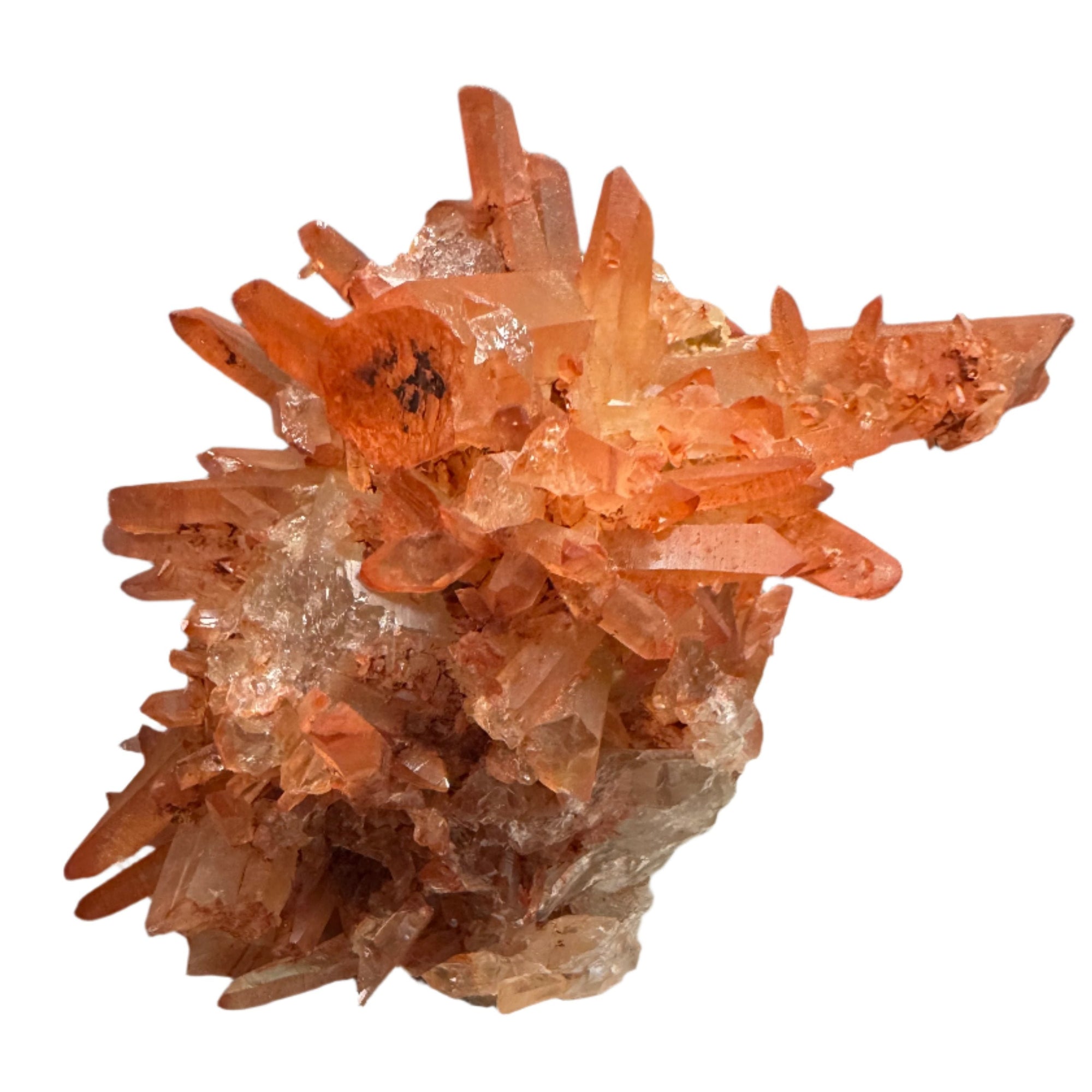 Moroccan Red Quartz Cluster Natural Gemstone