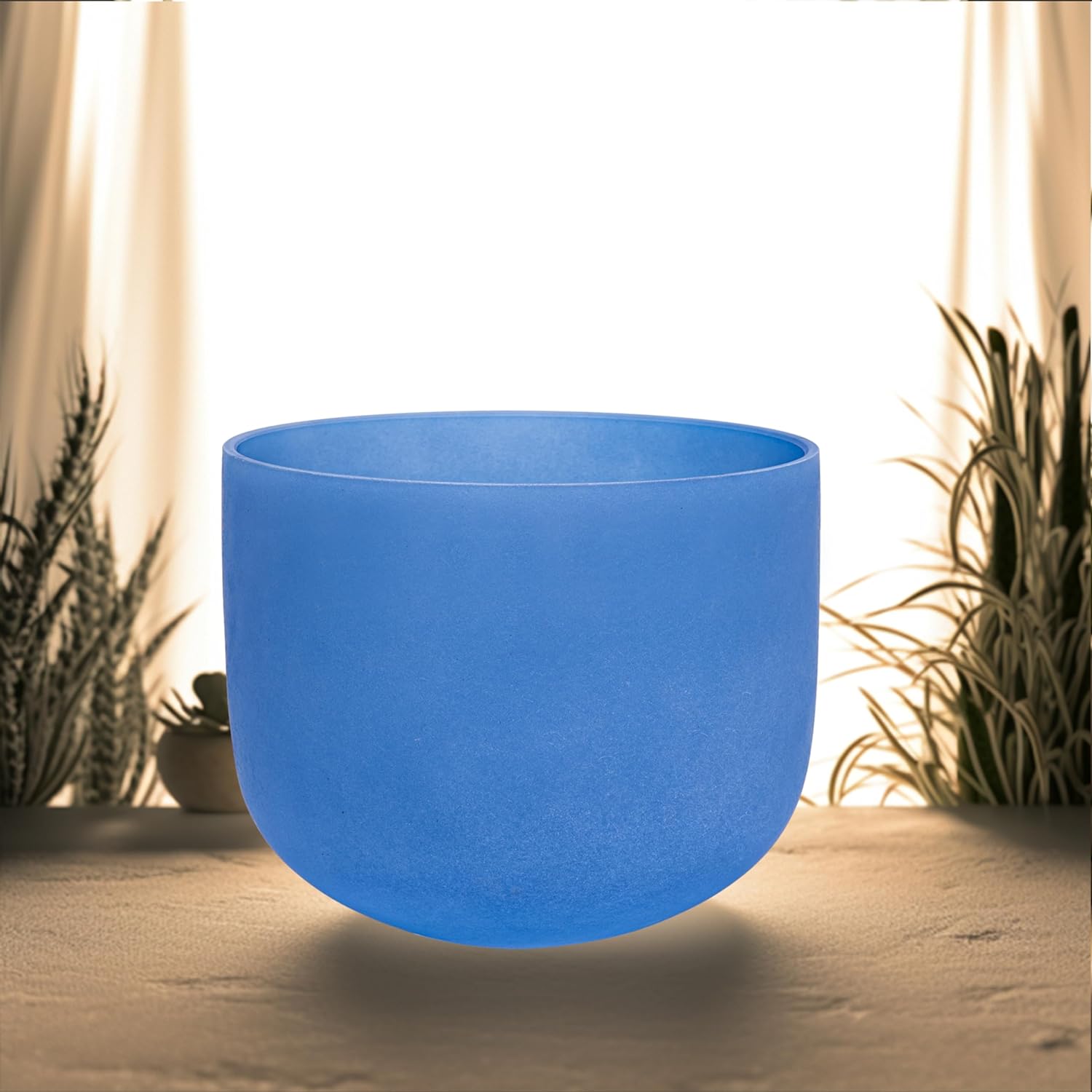 Frosted Pure Quartz Singing Bowls - Chakra Colored and Tuned