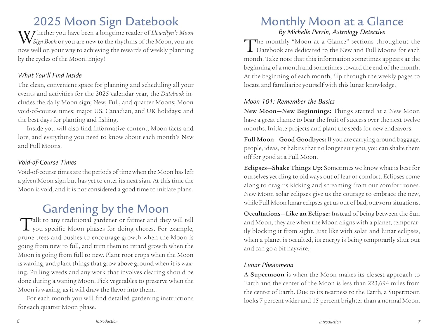 Llewellyn's 2025 Moon Sign Datebook: Weekly Planning by the Cycles of the Moon