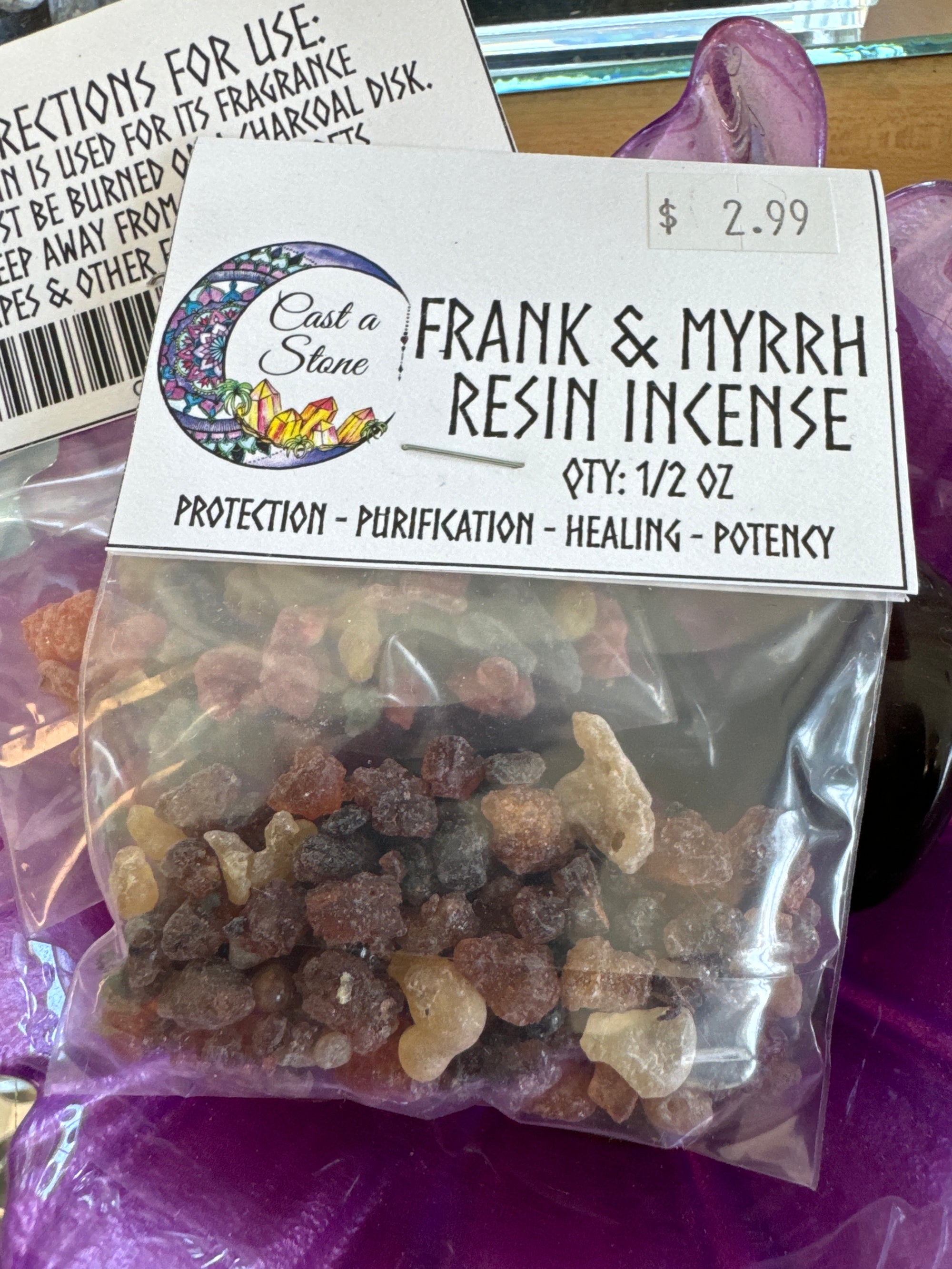 Frankincense & Myrrh Resin Incense