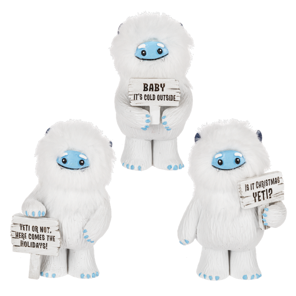 Yuletide Yeti Figurine