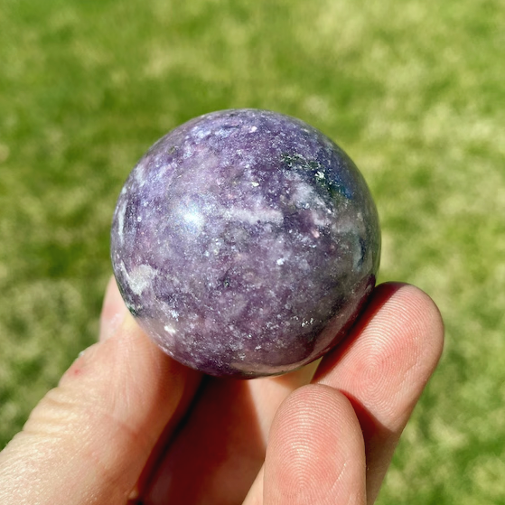 Lepidolite hot sphere