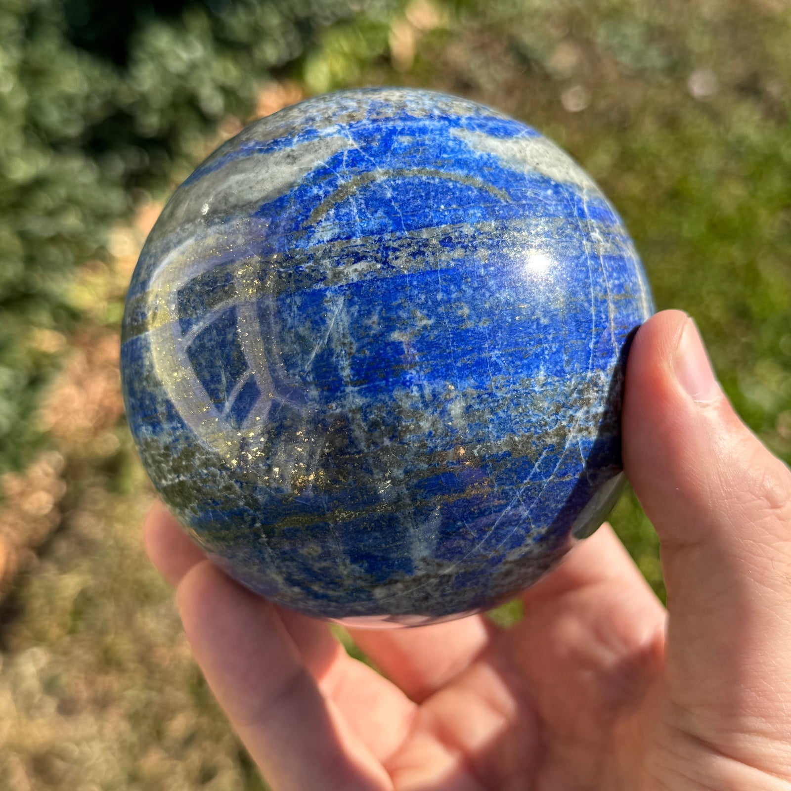 XL Lapis Lazuli Gemstone Sphere