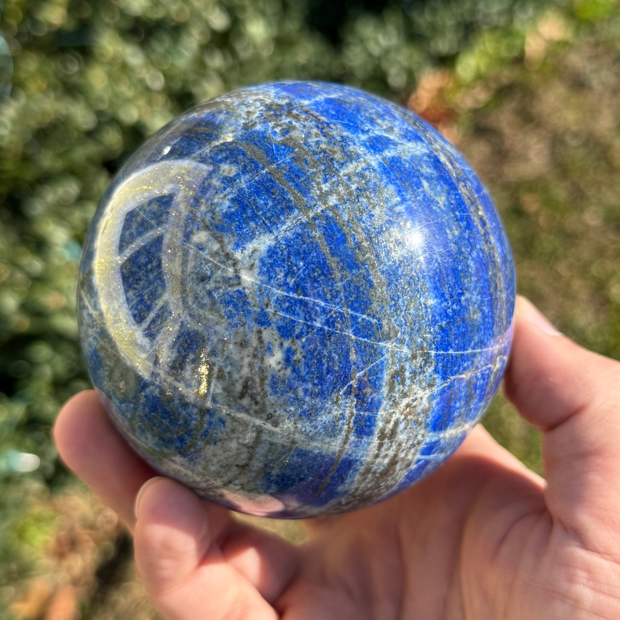 XL Lapis Lazuli Gemstone Sphere - 1250g