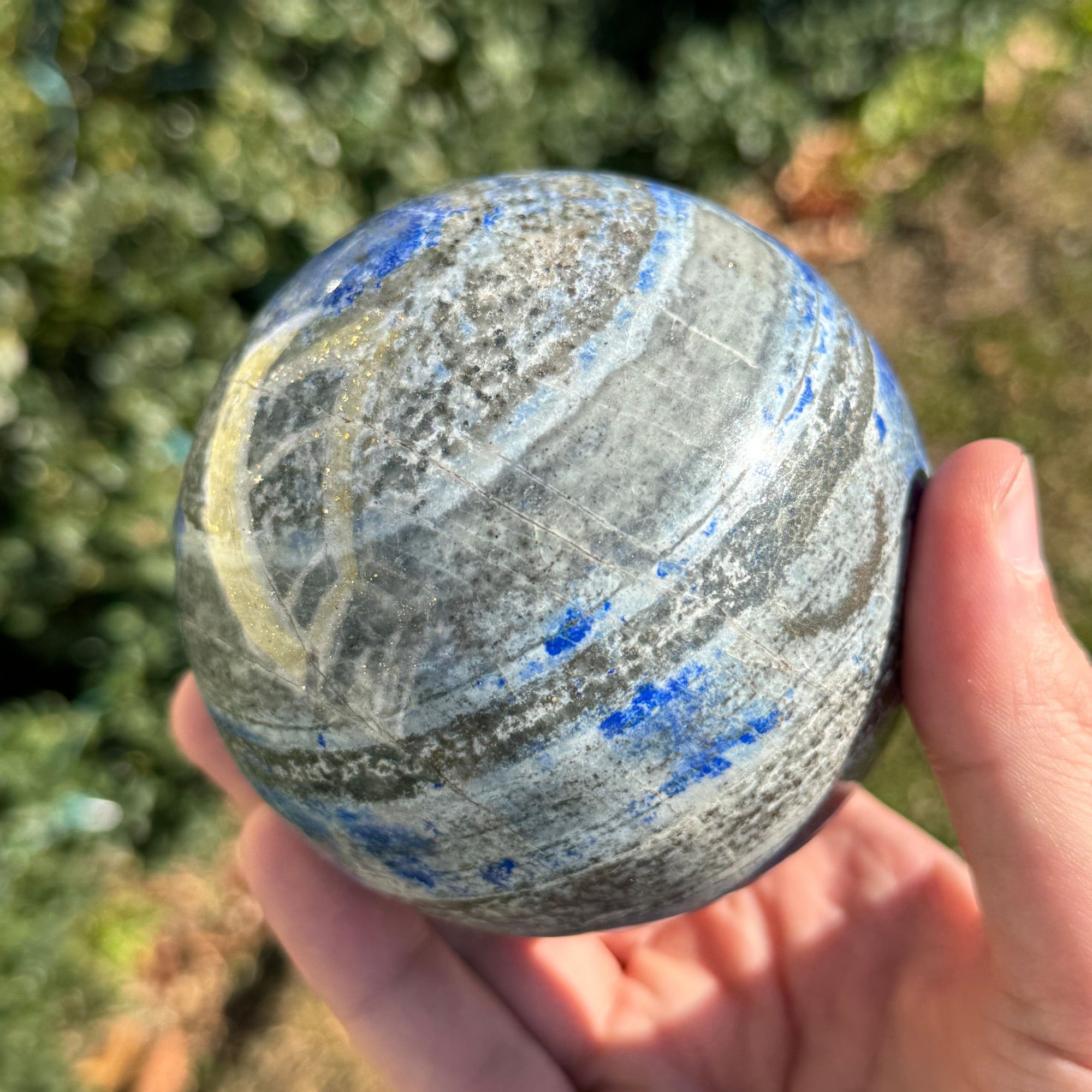 XL Lapis Lazuli Gemstone Sphere - 1250g