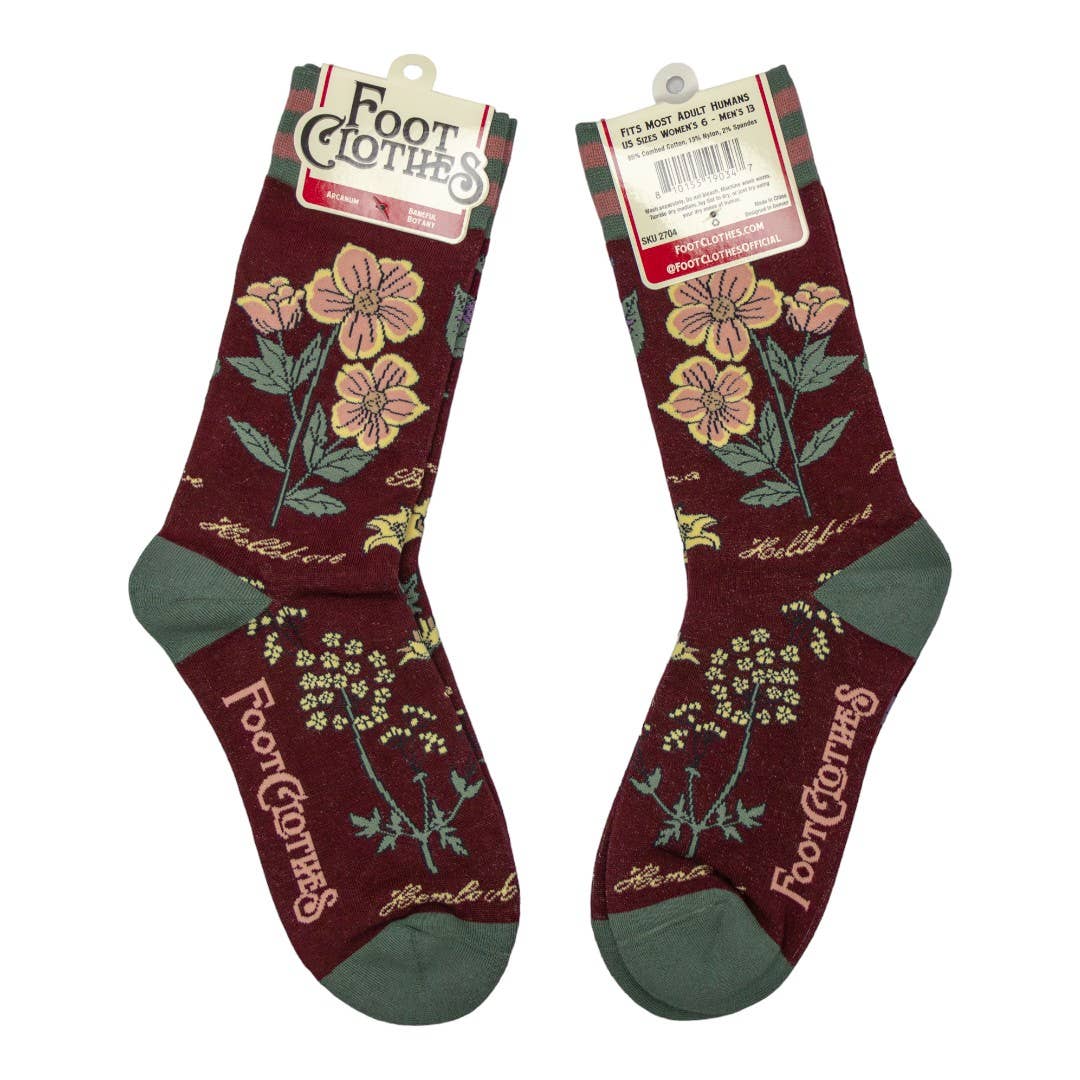 Baneful Botany Crew Socks