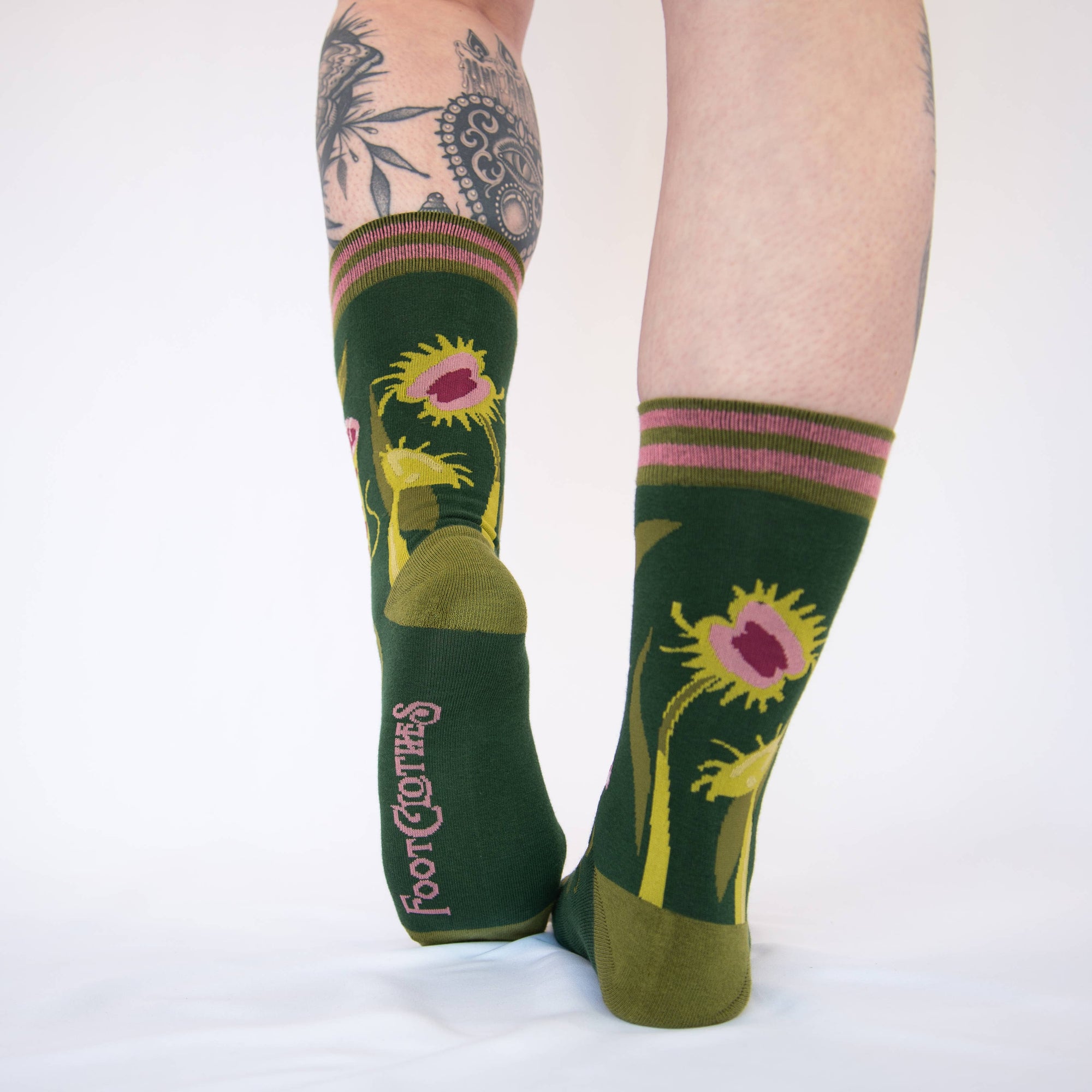 Pitcher Plant Crew Socks