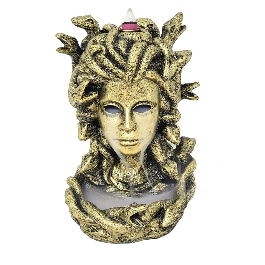 Medusa Backflow Cone Incense Burner 8"H x 5"W