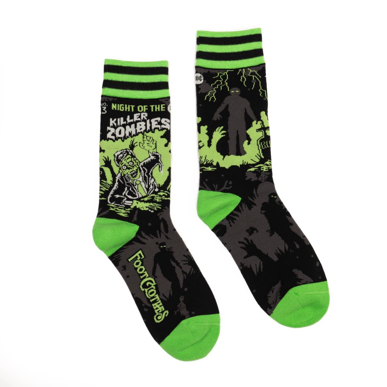 Night of the Killer Zombies Crew Socks