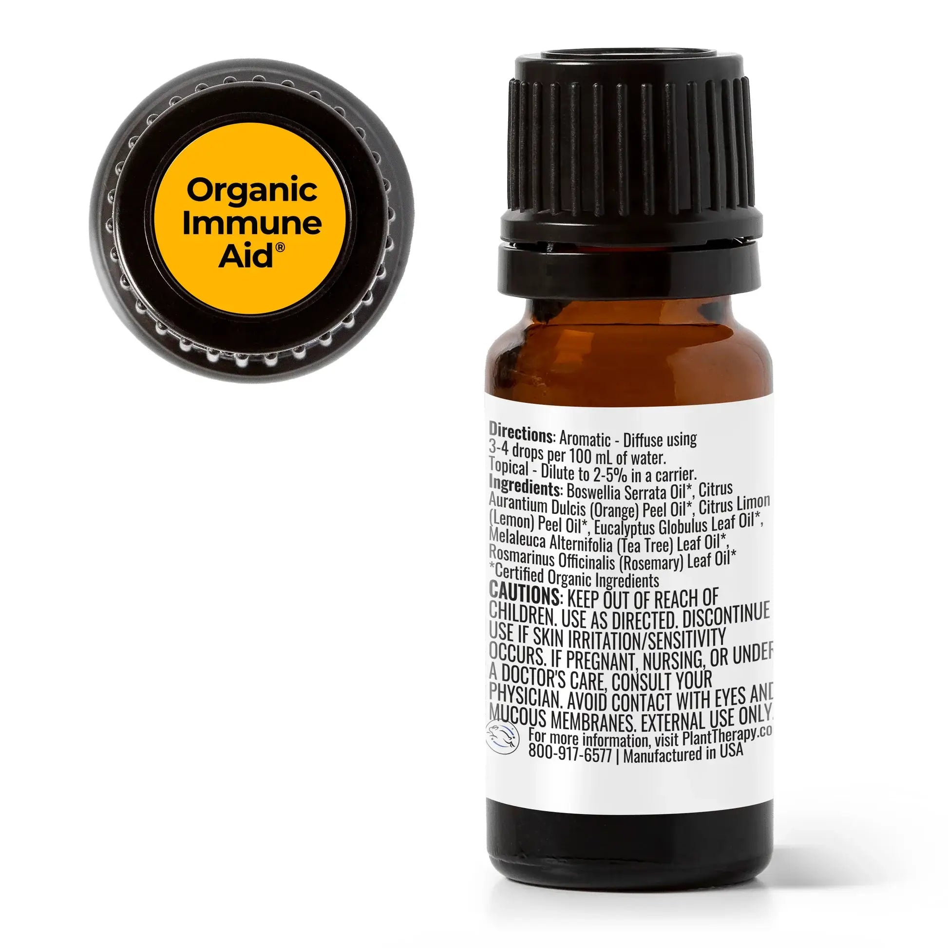 Organic Immune Aid Essential Oil Blend 10 mL