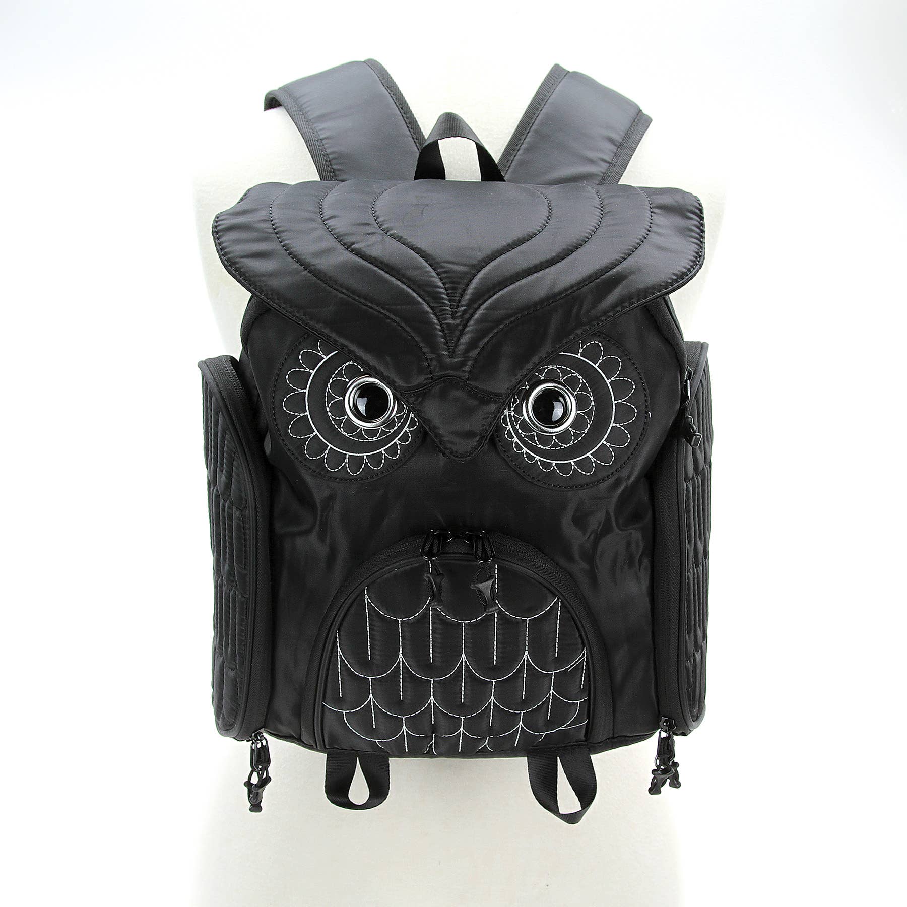 Black Owl Backpack