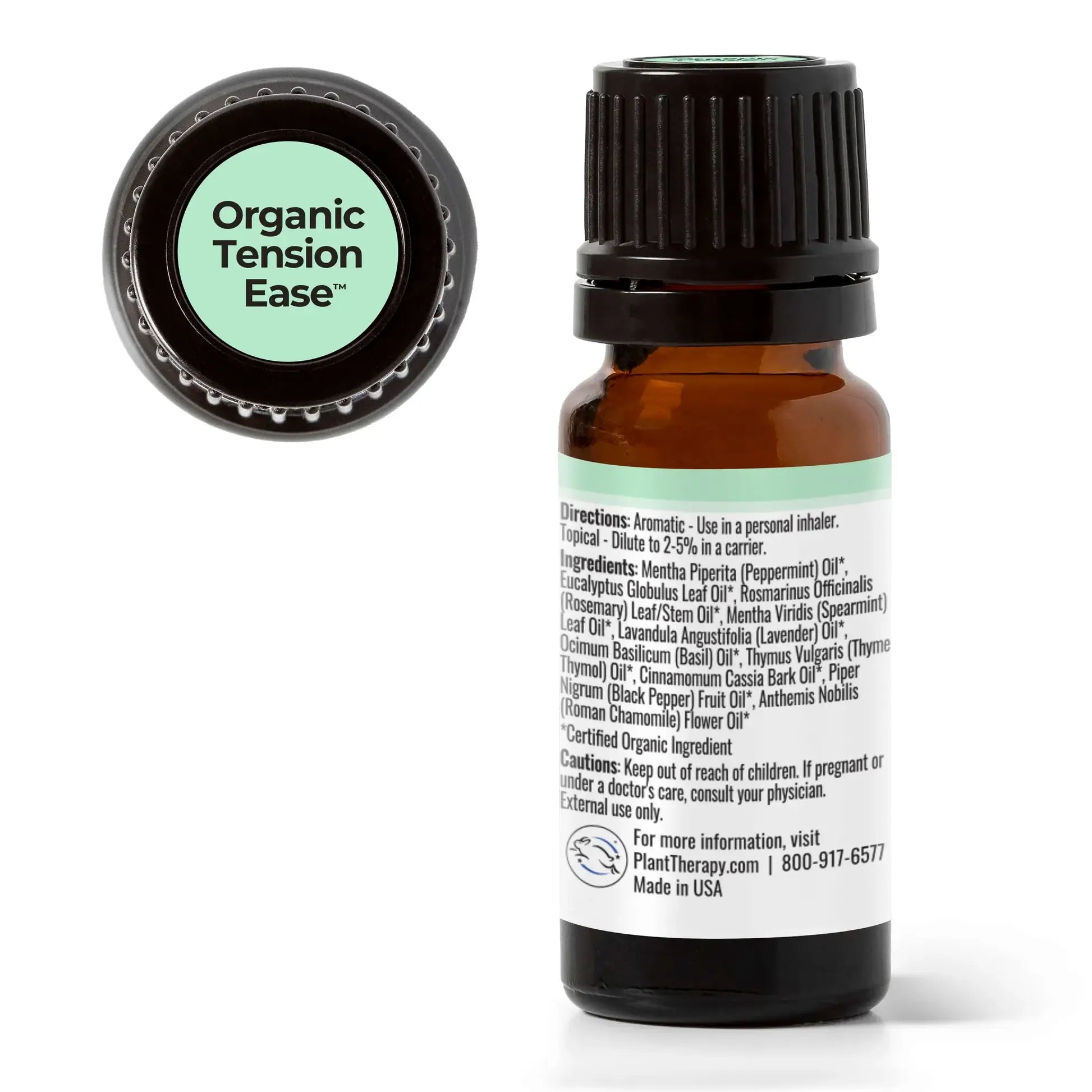 Organic Tension Ease™ Essential Oil Blend 10 ml