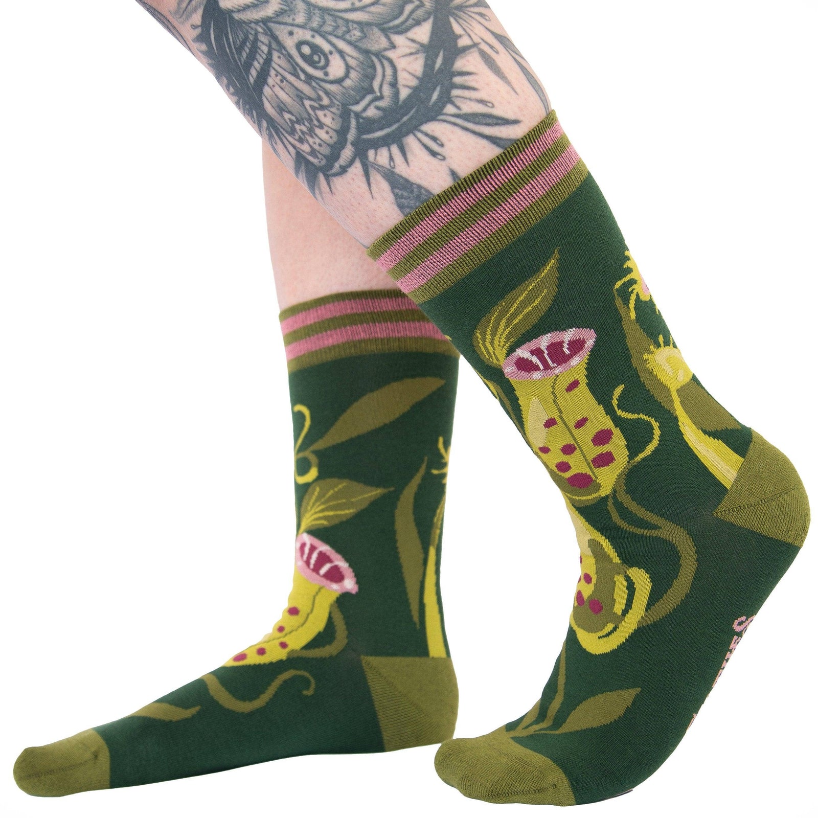 Pitcher Plant Crew Socks