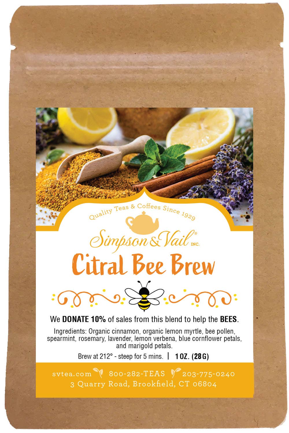 Citral Bee Brew - Herbal Tisane Tea