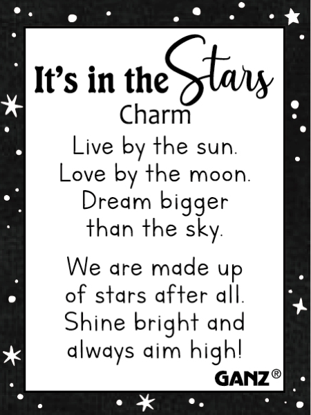 It's in the Stars Pocket Charm