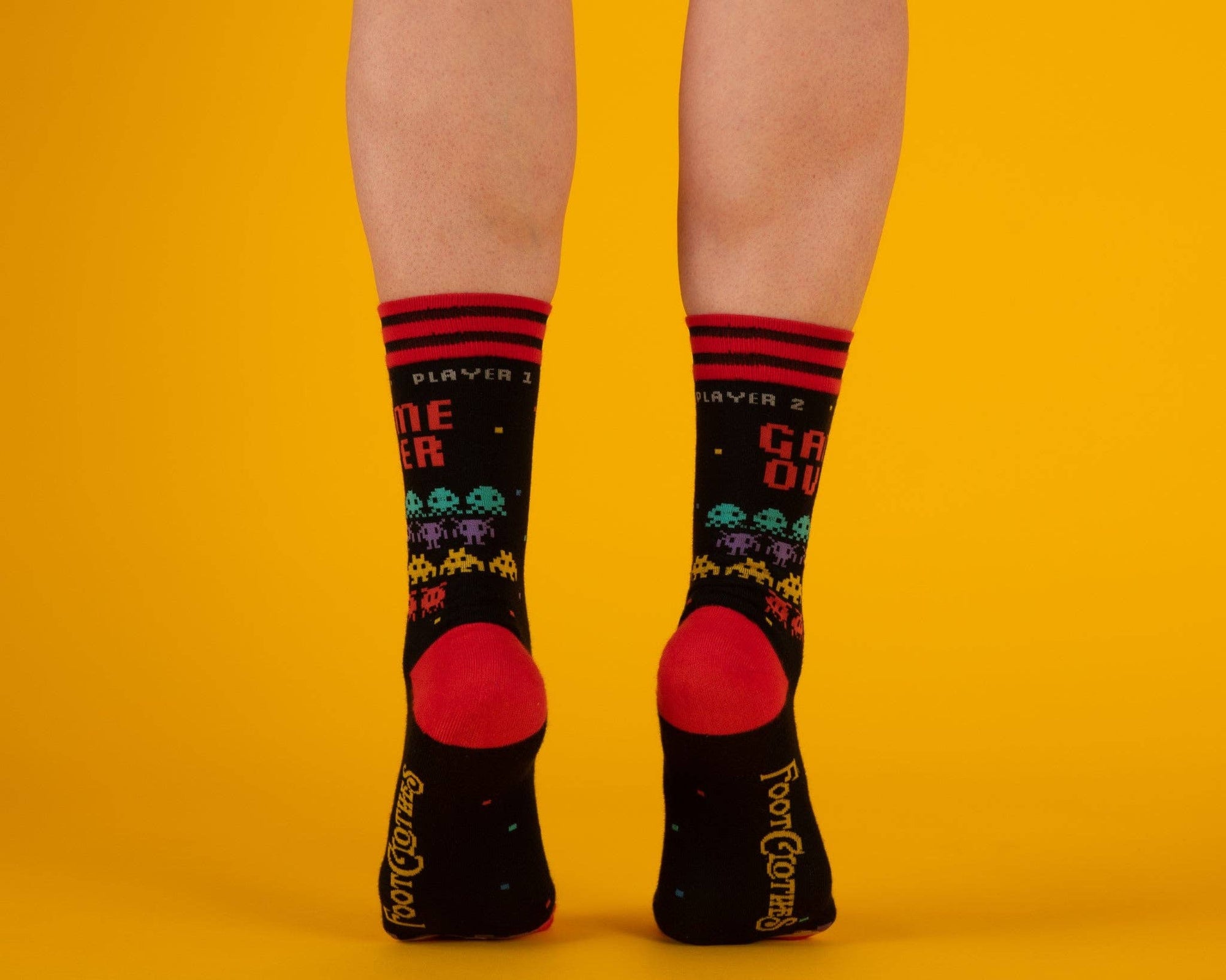 Game Over 80s Video Game Crew Socks