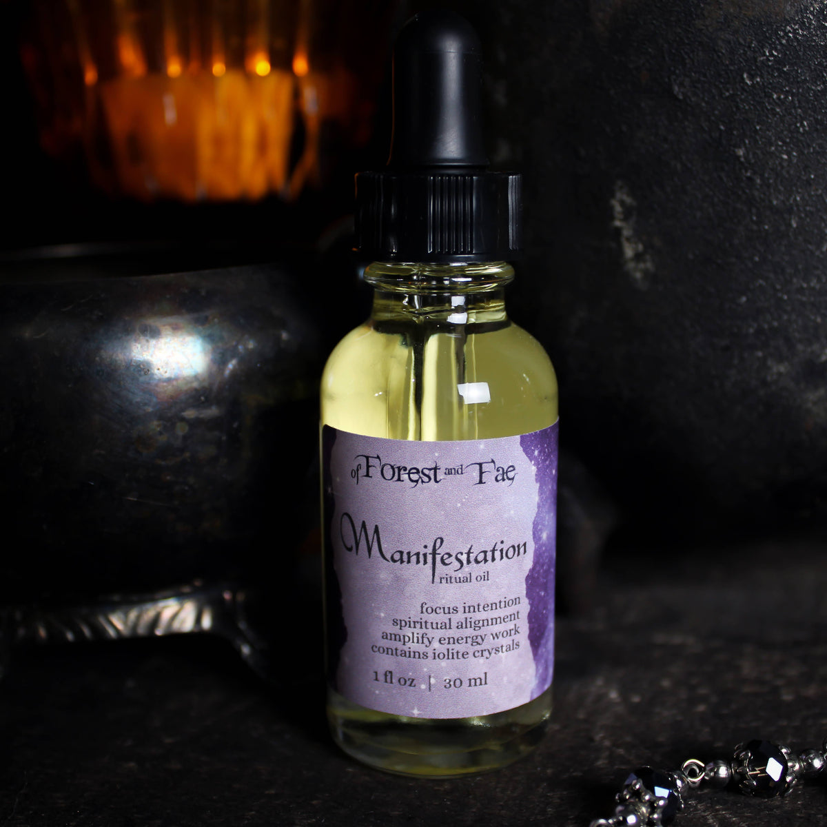 Manifestation Ritual Oil • Altar Oil for Intention Setting