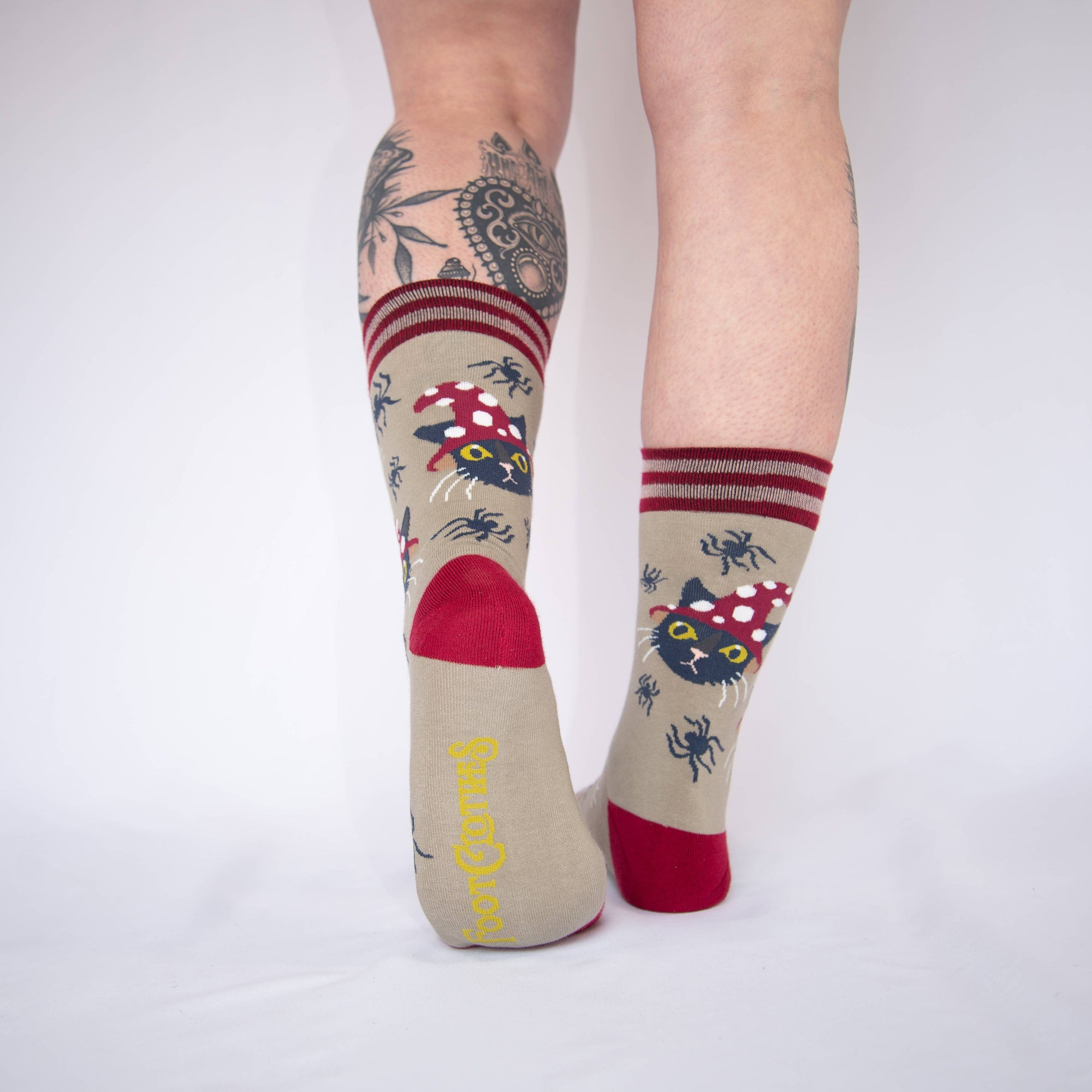 Witchy Whiskers Crew Socks