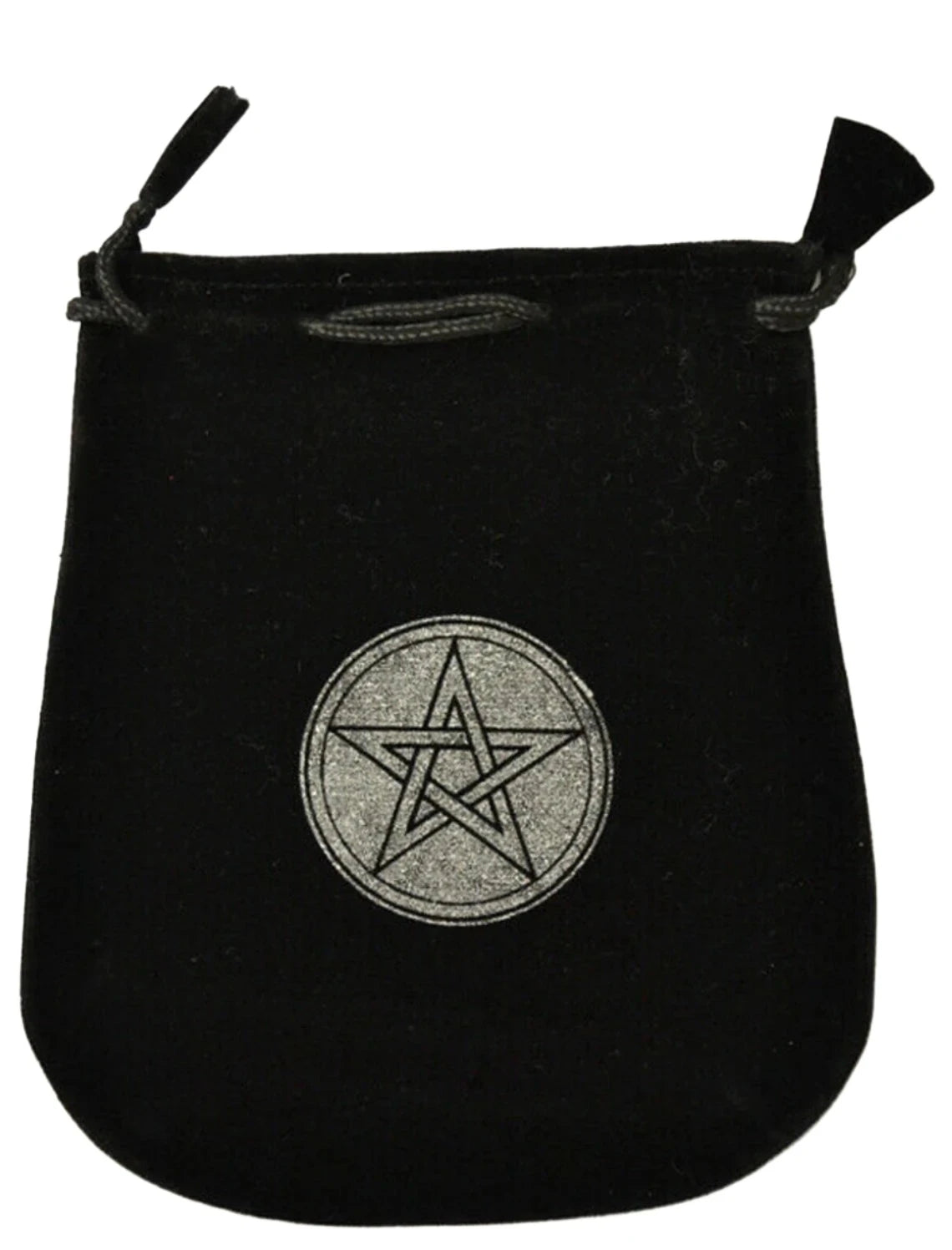 Pentagram Drawstring Velvet Bag 5x5"